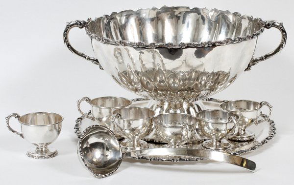 ANTONIO PINEDA MEXICAN &AMERICAN STERLING PUNCH SET (1 of 7)