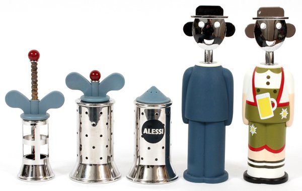 GRAVES & MENDINI PEPPER MILL CASTOR & CORKSCREWS (1 of 2)