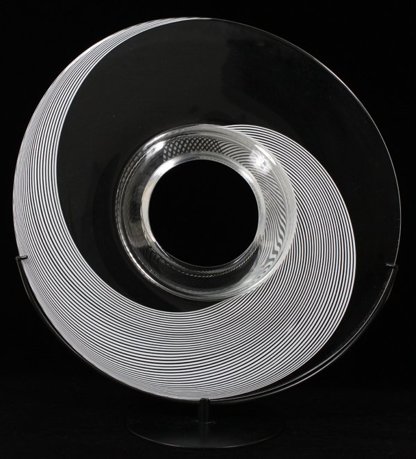 LINO TAGLIAPIETRA/EFFETRE GLASS SCULPTURE 1987 (1 of 2)