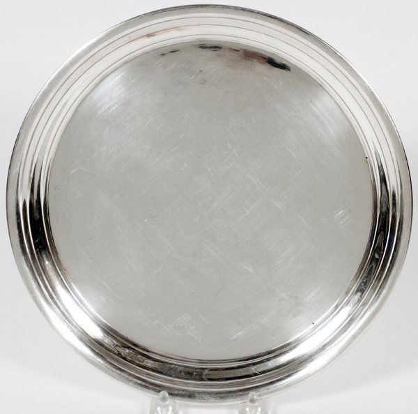 EDWARD H. BREESE STERLING TRAY EARLY 20TH C. (1 of 2)