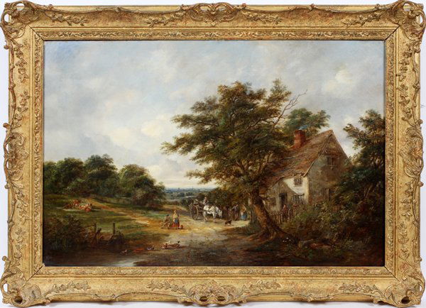 ROBERT BURROWS OIL ON CANVAS 1874 (1 of 4)