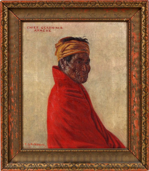 ELBRIDGE AYER BURBANK OIL ON CANVAS (1 of 3)