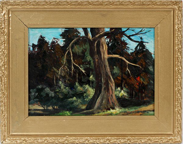 BEARS THE SIGNATURE MAURICE BRAUN OIL ON ARTIST BOARD (1 of 3)