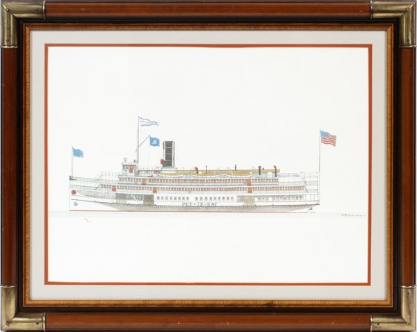 FRANK R. CREVIER COLOR PRINT  #103/400 (1 of 3)