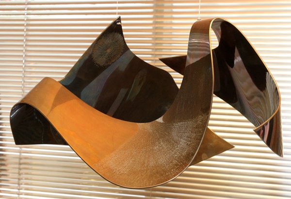 JAMES NANI BRASS HANGING SCULPTURE (1 of 2)