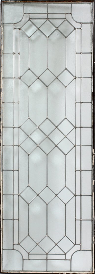 LEADED GLASS PANEL CIRCA 1920 (1 of 2)
