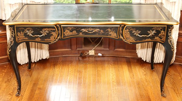 KARGES LOUIS XV STYLE CHINOISERIE DECORATED DESK (1 of 7)