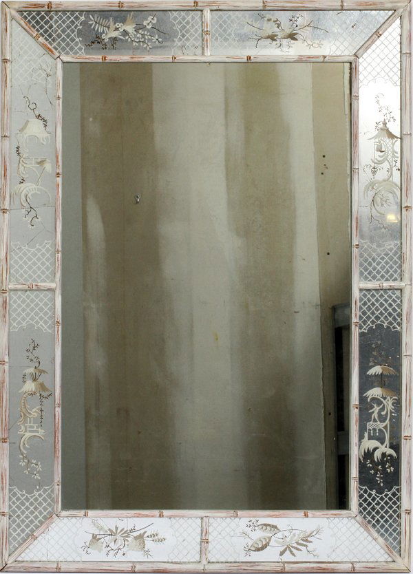 CHINOISERIE STYLE MIRROR (1 of 2)