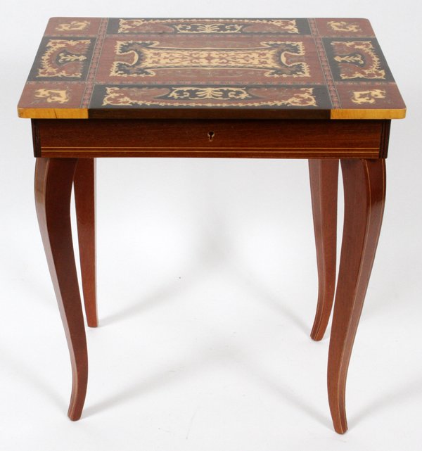 ITALIAN SORRENTO LOW TABLE REUGE MUSIC BOX (1 of 3)
