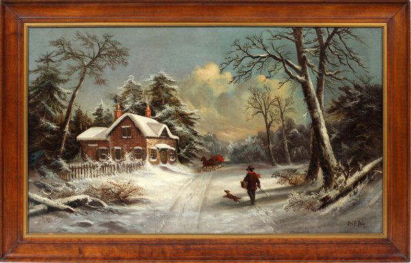 SAMUEL P. DYKE OIL ON CANVAS 1875 (1 of 3)