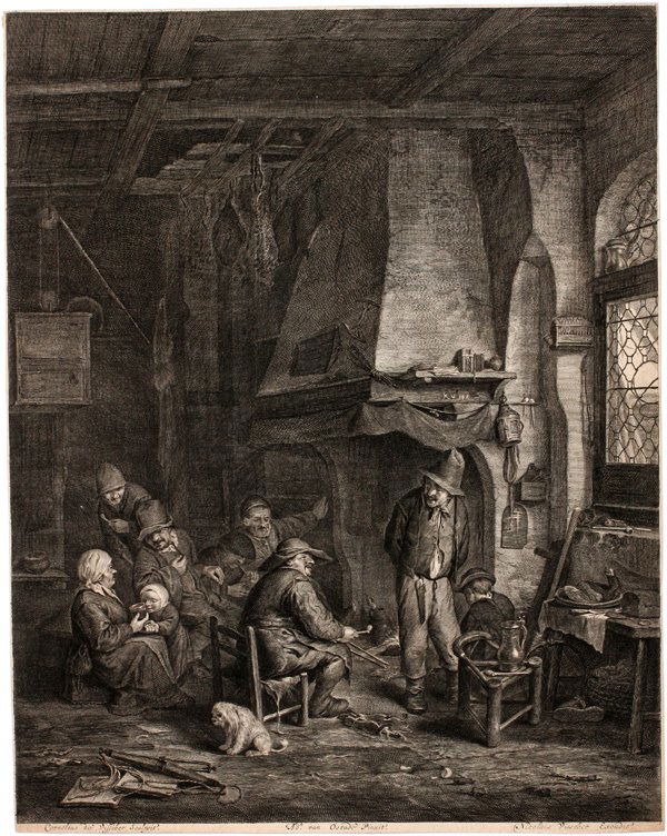 CORNELIS DE VISSCHER AFTER ADRIAEN VAN OSTADE (1 of 3)