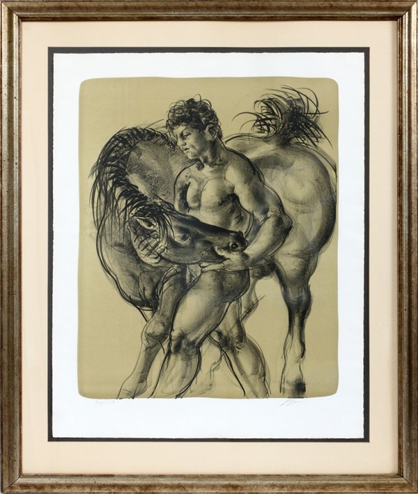 HANS ERNI LITHOGRAPH #98/150 (1 of 4)