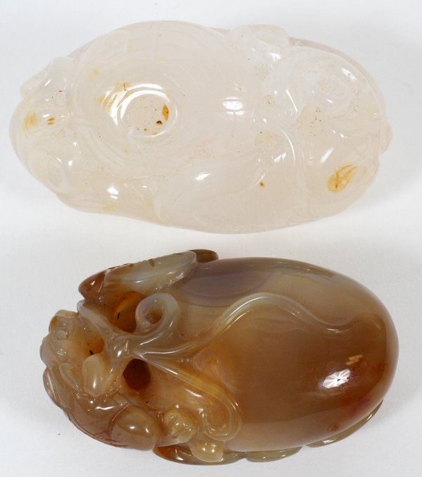 CHINESE AGATE CARVINGS TWO (1 of 3)