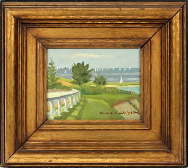 FRANK COOKMAN WRIGHT JR.OIL ON CANVAS (1 of 4)