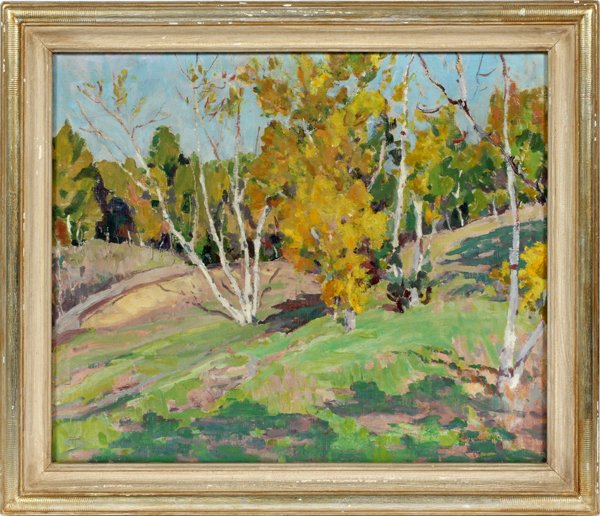 JESSIE KALMBACH CHASE OIL ON CANVAS C. 1933 (1 of 4)