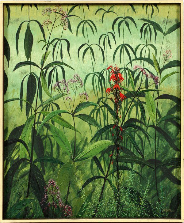 GERALD C. MOORE OIL ON CANVAS C. 1973 (1 of 4)