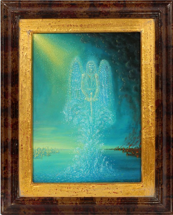 VACLAV VACA OIL ON MASONITE 1982 (1 of 3)