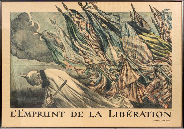 JULES-ABEL FAIVRE WWI PROPAGANDA POSTER 1918 (1 of 2)