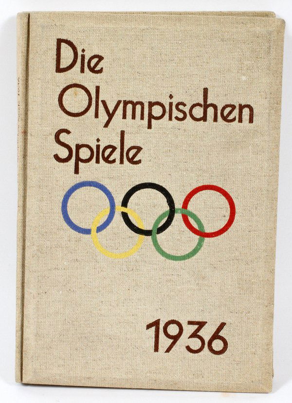 HARD BOUND BOOK "DIE OLYMPISCHEN SPIELE 1936" (1 of 4)