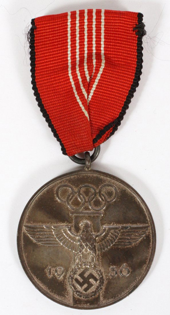 1936 OLYMPICS NICKEL DECORATION W/ OLYMPIC RINGS (1 of 2)