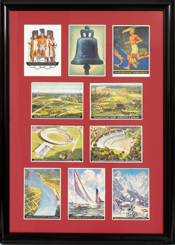 1936 OLYMPICS OFFICIAL POSTCARD COLLECTION (1 of 2)