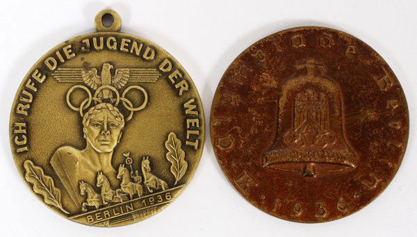 1936 BERLIN OLYMPICS PARTICIPATION MEDALS 1936 (1 of 2)