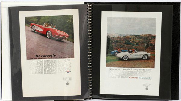 CHEVROLET CORVETTE PORTFOLIO OF AD PAGES (1 of 2)