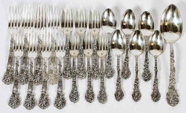 GORHAM 'VERSAILLES' STERLING FORKS, TEASPOONS (1 of 2)