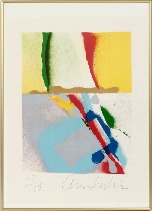 JOHN CHAMBERLAIN LITHOGRAPH ON PAPER 1981 #17/175 (1 of 2)