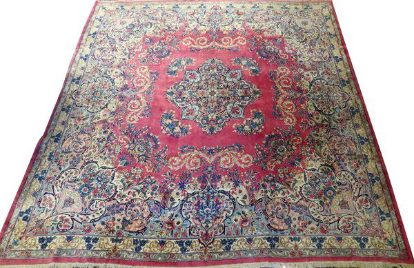 KERMAN PERSIAN RUG C. 1950 (1 of 4)