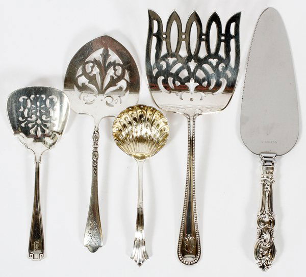 GORHAM & ENGLISH STERLING SERVING PIECES C. 1900 (1 of 2)