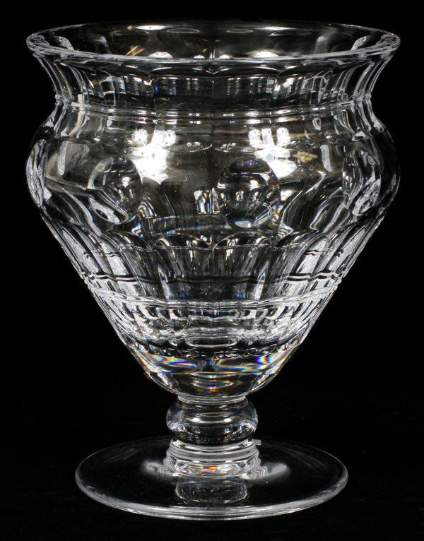 WILLIAM YEOWARD 'KRISTY' CRYSTAL FOOTED ROSE BOWL (1 of 2)