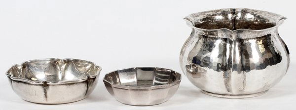 ITALIAN SILVER BOWLS THREE (1 of 3)