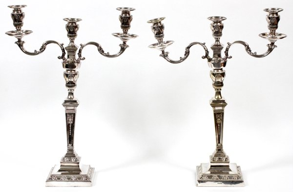 HARRISON BROS. & HOWSON ENGLISH CANDELABRA (1 of 3)