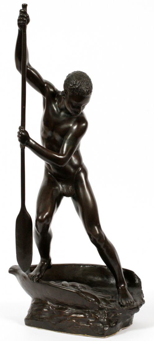 ARSENE MATTON BRONZE SCULPTURE (1 of 3)