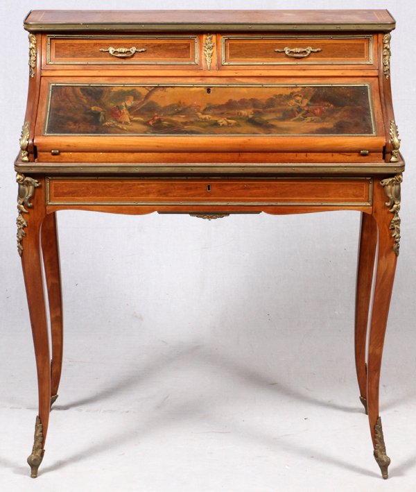 VERNIS MARTIN STYLE FRENCH LADY'S DESK 19TH C. (1 of 3)