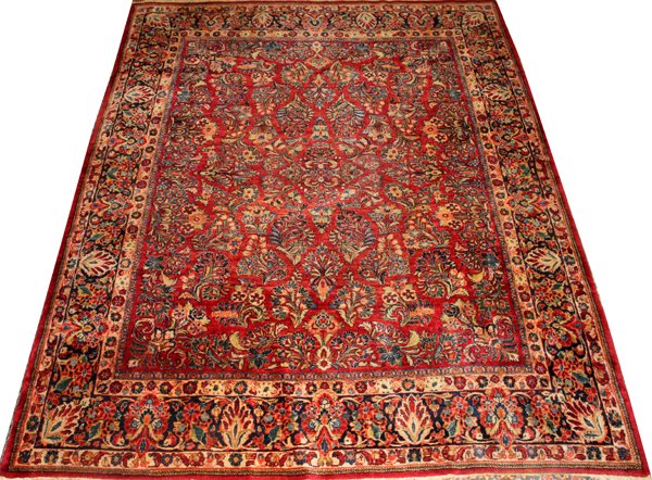 SAROUK PERSIAN HAND-WOVEN RUG (1 of 2)