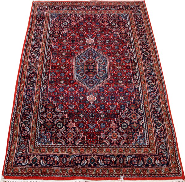 BIJAR DESIGN HANDWOVEN WOOL RUG (1 of 2)