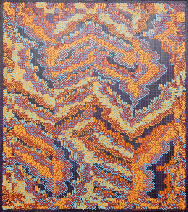 MARY CELESTINO AMERICAN OIL ON CANVAS 20TH C. (1 of 4)