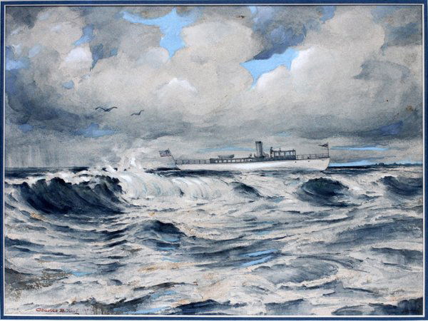 CHARLES B. KING WATERCOLOR 1904 (1 of 3)