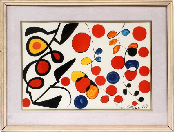 ALEXANDER CALDERCOLOR LITHOGRAPH 1969 (1 of 2)