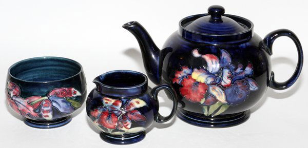 MOORCROFT ORCHID POTTERY (1 of 2)