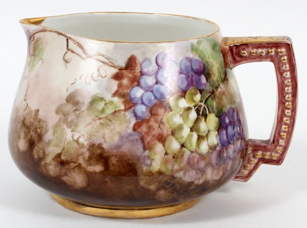 LIMOGES PORCELAIN PITCHER BY LEWICH MILLER (1 of 2)