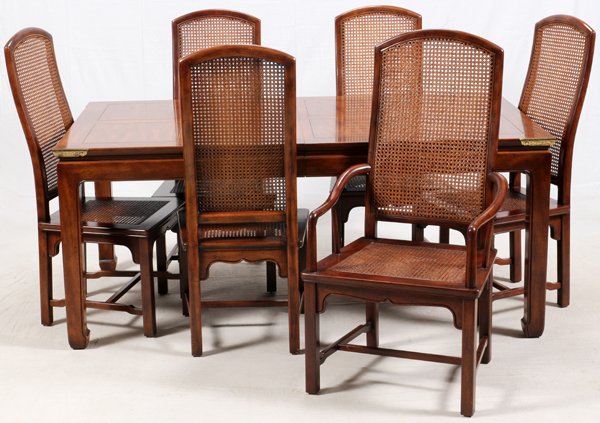Thomasville Dining Room Set 6 Cane Back Chairs Mar 15 2019 Premier Auction House Inc In Fl