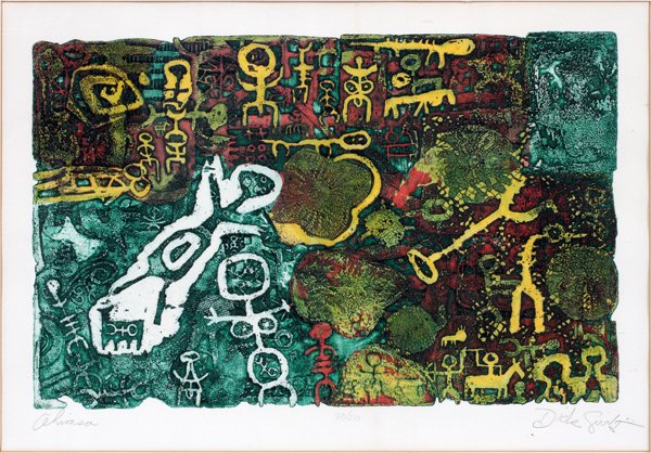 DICK SWIFT COLOR LITHOGRAPH (1 of 4)