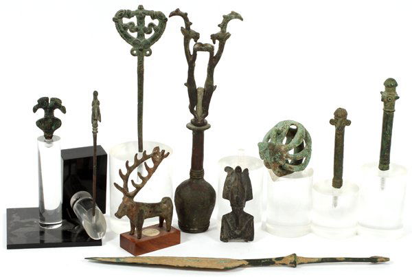 BRONZE FRAGMENTS/TOOLS TEN PIECES (1 of 3)