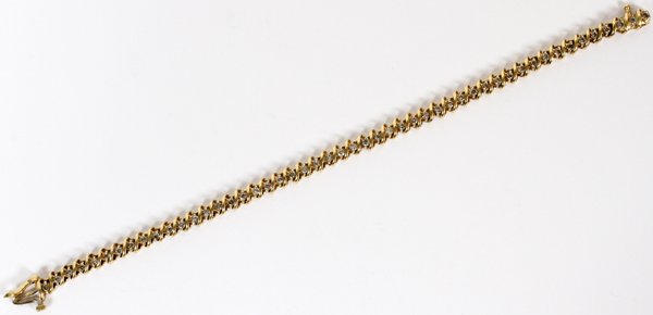 14KT YELLOW GOLD PRINCESS BRACELET (1 of 2)