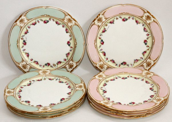 ROYAL DOULTON PORCELAIN PLATES TEN (1 of 3)