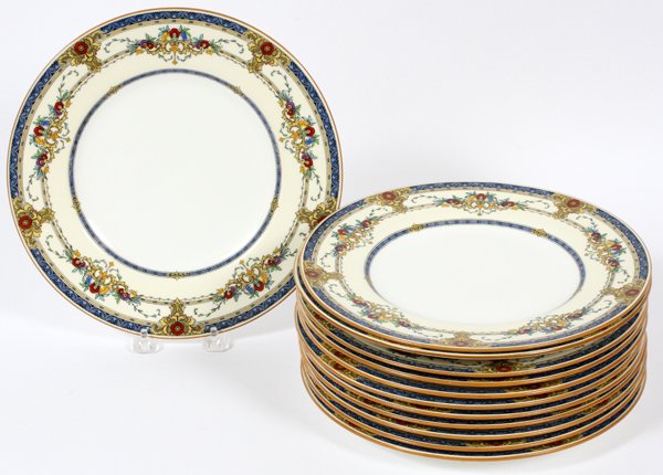 MINTONS 'WINDSOR' PORCELAIN DINNER PLATES TWELVE (1 of 2)