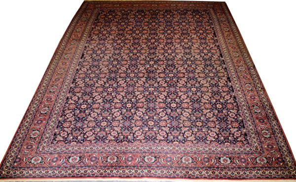 PERSIAN TABRIZ HAND WOVEN WOOL CARPET (1 of 2)